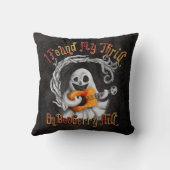 ハロウィーン幽霊ギターボベリーヒル クッション (裏面)