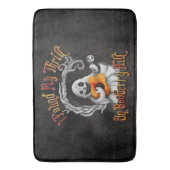 ハロウィーン幽霊ギターボベリーヒル バスマット (正面縦)