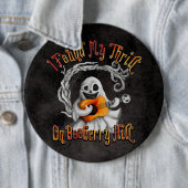 ハロウィーン幽霊ギターボベリーヒル 缶バッジ (インサイチュ)