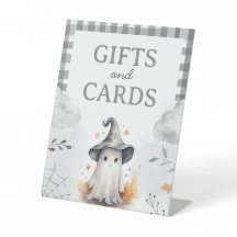 ハロウィーン幽霊ギフト及びカードテーブル看板