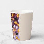 ハロウィーン幽霊グリッターパターン 紙コップ (左)