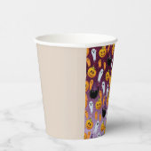 ハロウィーン幽霊グリッターパターン 紙コップ (右)