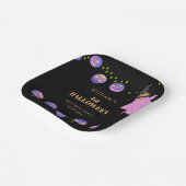 ハロウィーン幽霊ゴルムブラックベビーシャワーパーティー ペーパープレート (傾斜あり)