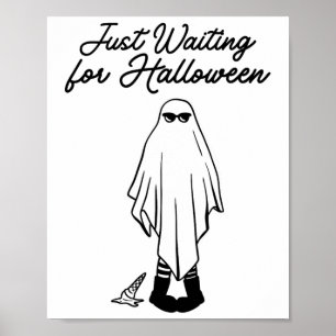 ハロウィーン幽霊サマー不気味ハルを待つ ポスター