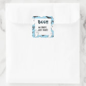 ハロウィーン幽霊シール スクエアシール (バッグ)