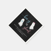 ハロウィーン幽霊ジェンダー公開パーティー スタンダードカクテルナプキン (角)