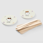 ハロウィーン幽霊ジェンダー投票ファンを明らかにする ハンドファン (組立なし)