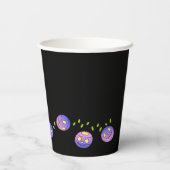 ハロウィーン幽霊スカルガーランドベビーシャワー 紙コップ (裏面)