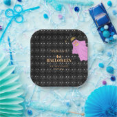 ハロウィーン幽霊スパイダーブラックベビーシャワーパーティー ペーパープレート (パーティー)