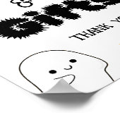 ハロウィーン幽霊スプキーカードとギフト感謝していユーザ ポスター (角)