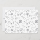 ハロウィーン幽霊スプロック誕生日パーティー 招待状 (裏面)