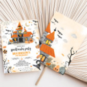 ハロウィーン幽霊スプロック誕生日パーティー 招待状