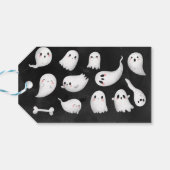 ハロウィーン幽霊スプーク子供の誕生日パーティー ギフトタグ (裏面横)