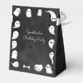 ハロウィーン幽霊スプーク子供の誕生日パーティー フェイバーボックス (裏面サイド)