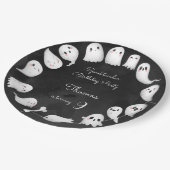 ハロウィーン幽霊スプーク子供の誕生日パーティー ペーパープレート (アングル)