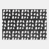 ハロウィーン幽霊スプーク子供の誕生日パーティー ラッピングペーパーシート (正面2)