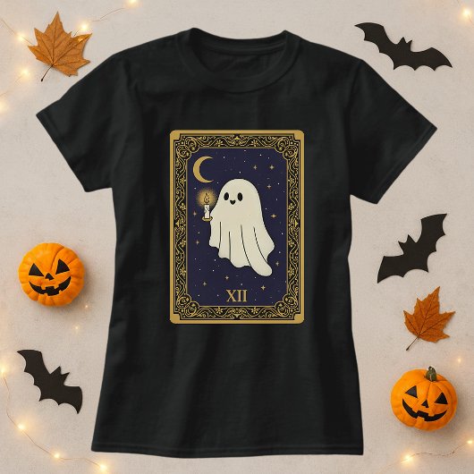 ハロウィーン幽霊タロット Tシャツ