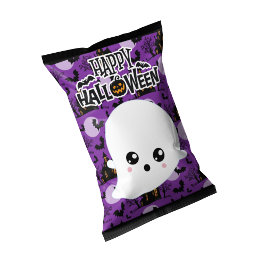 ハロウィーン幽霊チップバッグラッパ党の好意 ノートパッド