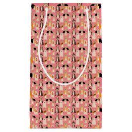 ハロウィーン幽霊ドッグパンプキン スモールペーパーバッグ