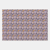 ハロウィーン幽霊ドッグパンプキン ラッピングペーパーシート (正面2)