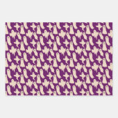 ハロウィーン幽霊ドッグパンプキン ラッピングペーパーシート (正面)