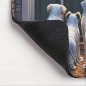 ハロウィーン幽霊ドッグ マウスパッド (コーナー)