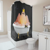 ハロウィーン幽霊バブルバス シャワーカーテン (インサイチュ)
