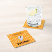 ハロウィーン幽霊バースデーパーティコースター スクエアペーパーコースター (インサイチュ)