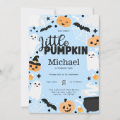 ハロウィーン幽霊パンプキンバースデーパーティー 招待状 (正面)