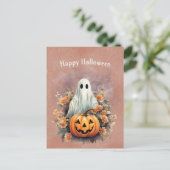 ハロウィーン幽霊パンプキンフェスティバル シーズンポストカード (スタンド正面)