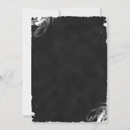 ハロウィーン幽霊パーティの招待状 招待状 (裏面)