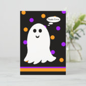 ハロウィーン幽霊パーティーの招待状 招待状 (スタンド正面)