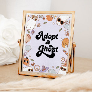 ハロウィーン幽霊パーティーを開く ポスター