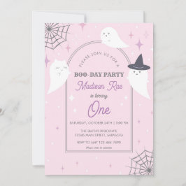 ハロウィーン幽霊パーティーアーチフレーム誕生日 招待状