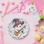 ハロウィーン幽霊パーティー不気味おもしろい ペーパープレート (パーティー)