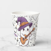 ハロウィーン幽霊パーティー不気味おもしろい 紙コップ (正面)