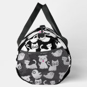 ハロウィーン幽霊フェレットドッグブラック ダッフルバッグ (右)