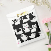 ハロウィーン幽霊フェレットドッグブラック フェイバーバッグ (封をした状態)