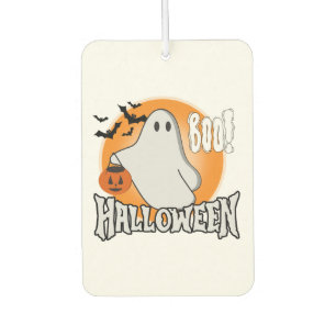 ハロウィーン幽霊ブエアフレッシュナー不気味- Pumpkin カーエアーフレッシュナー