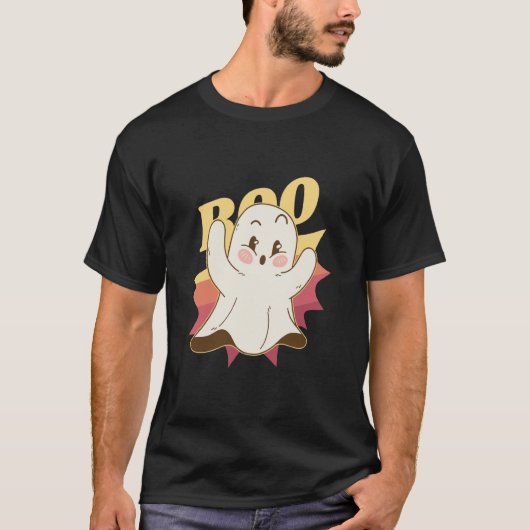ハロウィーン幽霊ブクイ Tシャツ (正面)