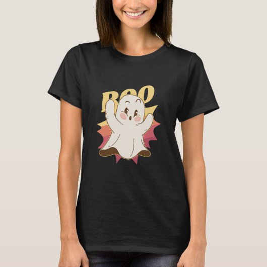 ハロウィーン幽霊ブクイ Tシャツ (正面)