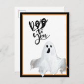 ハロウィーン幽霊ブトゥーユキュ ポストカード (正面/裏面)