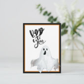 ハロウィーン幽霊ブトゥーユキュ ポストカード (スタンド正面)