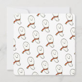 ハロウィーン幽霊ブトデイ誕生日招待状 招待状 (裏面)