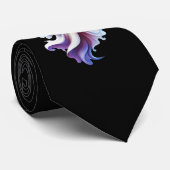 ハロウィーン幽霊ブラックタイ ネクタイ (ロール)