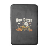 ハロウィーン幽霊ブルドーザーデザイン_1 バスマット (正面縦)