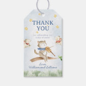 ハロウィーン幽霊ベビーシャワーありがとうラベル ギフトタグ (正面)