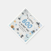 ハロウィーン幽霊ベビーシャワーパーティー スタンダードカクテルナプキン (角)