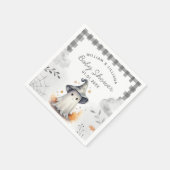 ハロウィーン幽霊ベビーシャワー紙ナプキンス スタンダードカクテルナプキン (角)