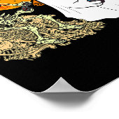 ハロウィーン幽霊ボーイズ子供ゲーム怖いスケルトンGa ポスター (角)